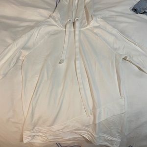 Athleta white hoodie
